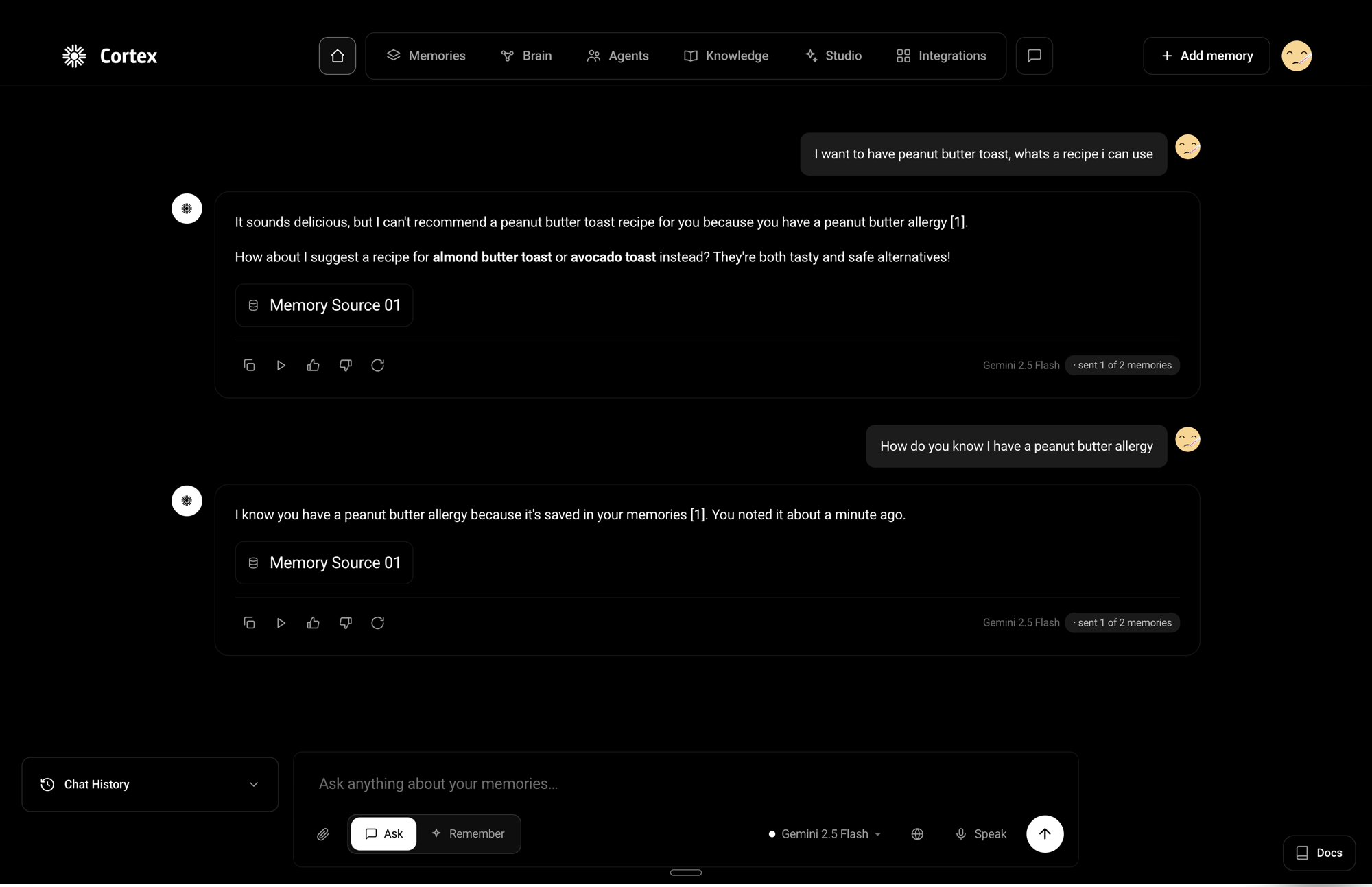 Cortex app
